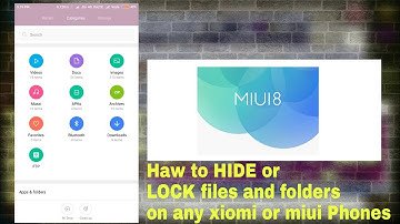 haw to hide and unhide files or folders on xiomi phone | MIUI ROM