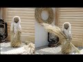 DIY Doll made of natural material / Кукла поделка в садик осень урожай /