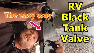 SECRET HACK: How to replace a black tank valve on an RV!