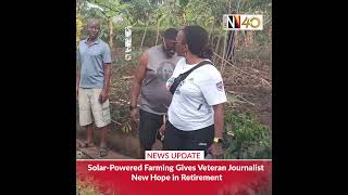 Veteran Journalist Turns to Solar-Powered Irrigation to Secure Retirement