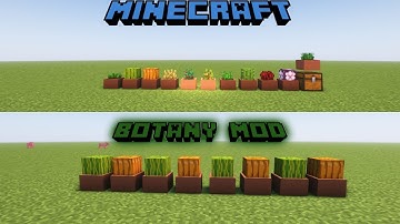 Minecraft Botany Pots Mod Showcase-Minecraft Java 1.19 For Forge