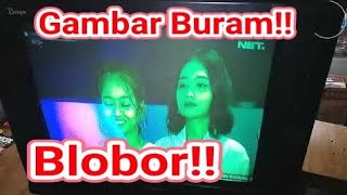 SERVIS TV SHARP BATIQUE SLIM GAMBAR BURAM DAN BLOBOR ternyata perlu DOR Emisi Tabungnya SERVIS TV SHARP BATIQUE SLIM GAMBAR BURAM DAN BLOBOR ternyata perlu DOR Emisi Tabungnya