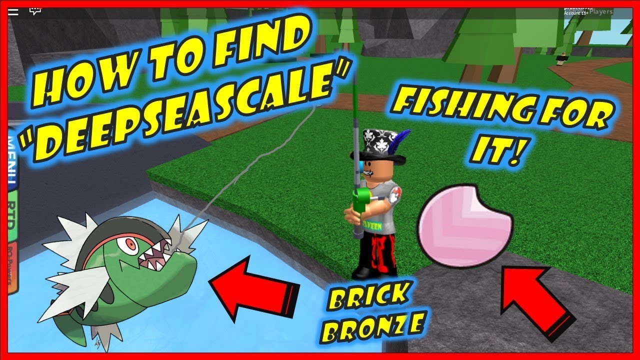 HOW TO FIND "DEEPSEASCALE" IN BRICK BRONZE POKEMON BRICK BRONZE/ROBLOX