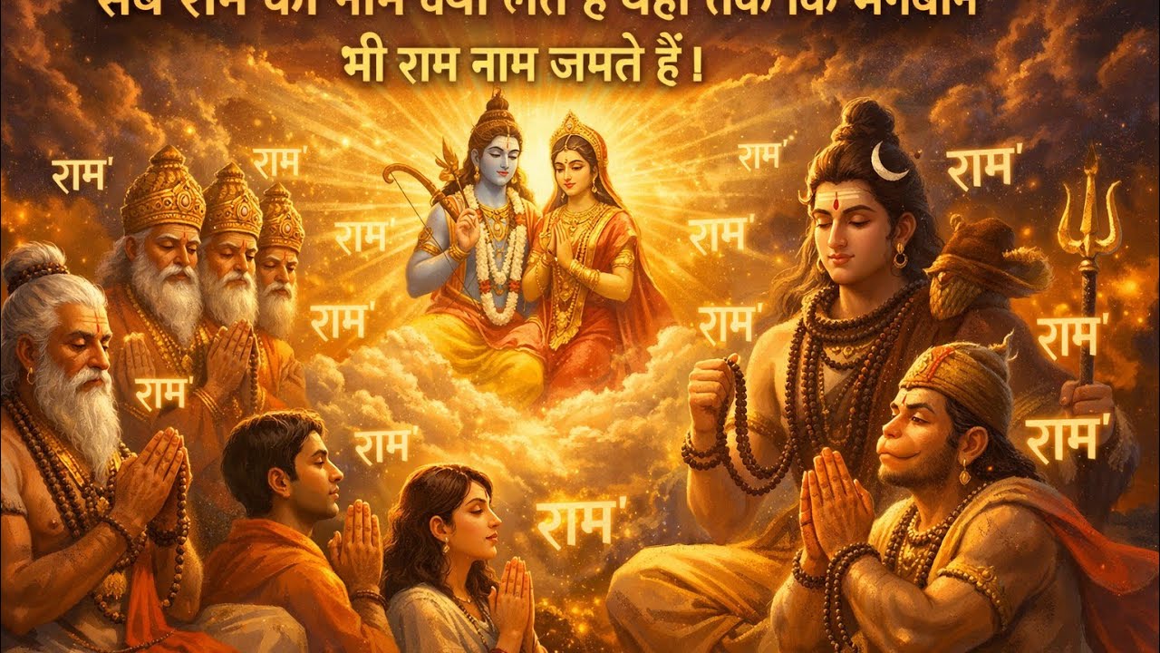 राम नाम का चमत्कार – भगवान भी हुए नतमस्तक!🙏🏻🙏🏻🌹💐