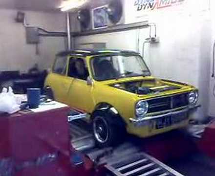 Mini Clubman Honda Vtec B18C on a Rolling Road