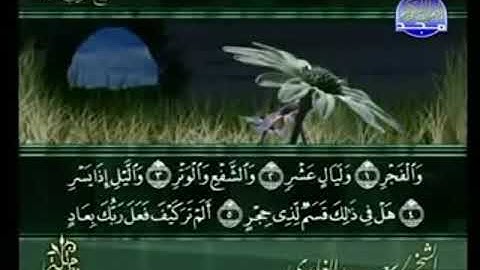 سورة الفجر من الآية 1 الى الآية 30