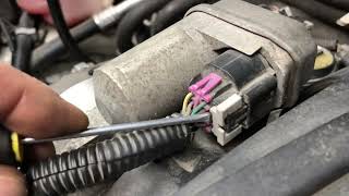 Remove throttle body for GMC Canyon Chevy Colorado. Remove gas line connection/clips, and electrical