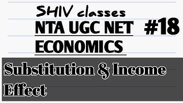 Price effect= Substitution & Income effect||UGC NET ECONOMICS||by Shivangi Bhatt @SHIVclasseseconomics