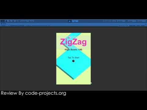 ZigZag Game In UNITY ENGINE With Source Code | Source Code & Projects