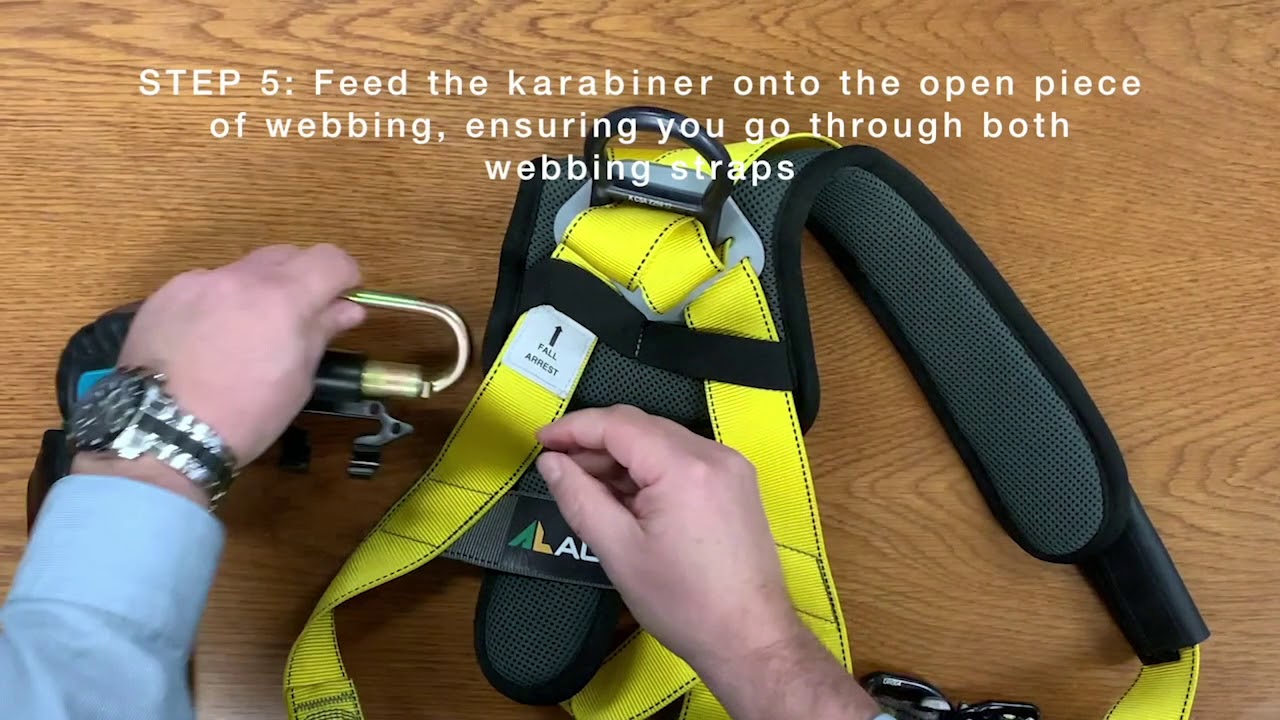 How to use Inertia Reels as Lanyards 