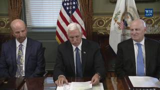 Vice President Pence Participates in a Listening Session with the Philanthropy Roundtable