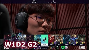 Excel Esports vs Rogue | Week 1 Day 2 of S9 LEC Spring 2019 (ex-EULCS) | XL vs RGE W1D2