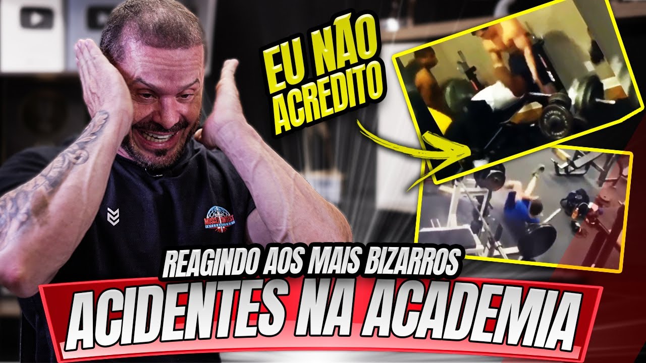 ACIDENTES MAIS BIZARROS NA ACADEMIA – CUIDADO – REACT DO CARIANI