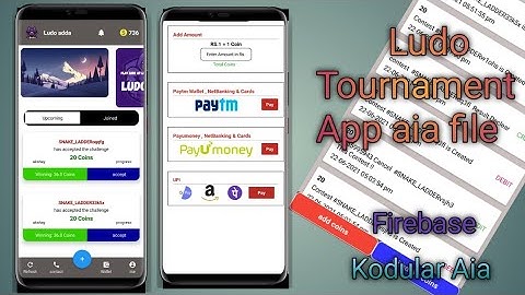 ludo tournament aia file for kodular | kodular ludo tournament app aia file