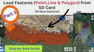 #3 Adding External Layers: Loading Shapefiles from SD Card | SW Maps Tutorial - Part #3||Geo