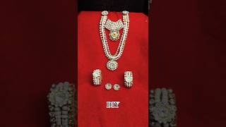 💗diy complete jwellery set for laddu gopal and radha rani #shorts #shortsfeed #diy #youtubpartner #i