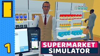 Shelf Employment | Supermarket Simulator  Part 1 (Supermarket Manager Game  Early Access)