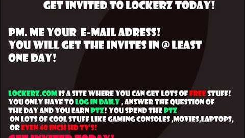 Lockerz.com - Get invited!
