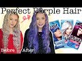 PERFECT PURPLE HAIR USING SCHWARZKOPF LIVE ULTRA BRIGHTS OR PASTEL | ELLIE KING