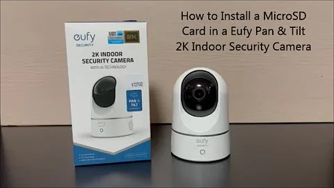 How to Install a MicroSD Card in a Eufy Pan and Tilt 2K Security Camera - DayDayNews