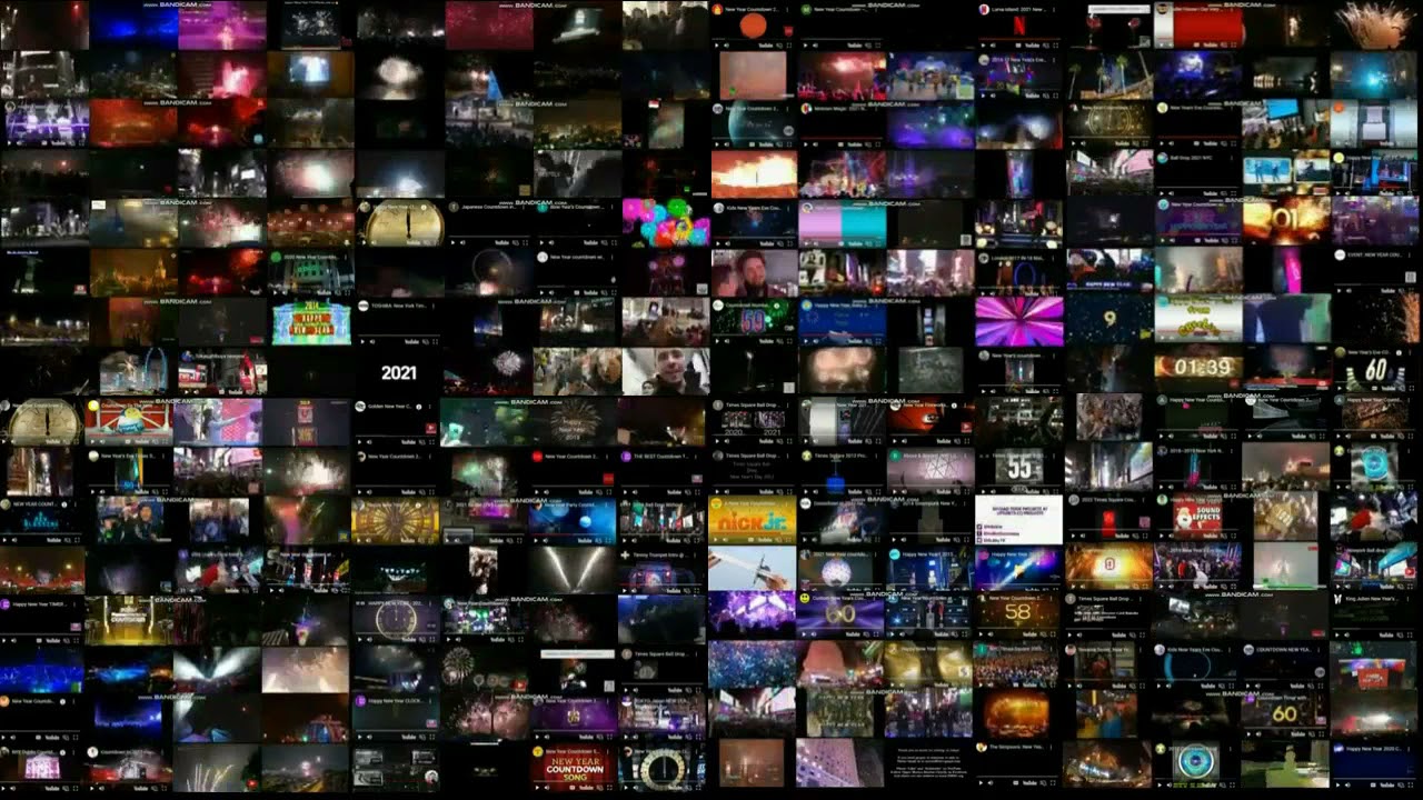 ALL MEGA HAPPY NEW YEAR COUNTDOWN 2