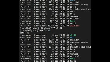 How to change permission of a file and directory in Linux #dailystudyLinux #Linuxstudy #linux