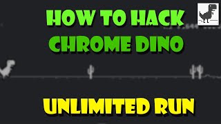 How To Hack Google Chrome's Dino Game 🐱‍🐉? | LET'S HACK WITH A SIMPLE CODE | UNLIMITED RUN | 🔥 screenshot 2