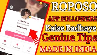 Roposo apps followers Kaise badhaye 2020 how to increase followers on roposo app || YT TECH screenshot 5