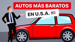 Los 10 autos más BARATOS en USA 🇺🇸2020