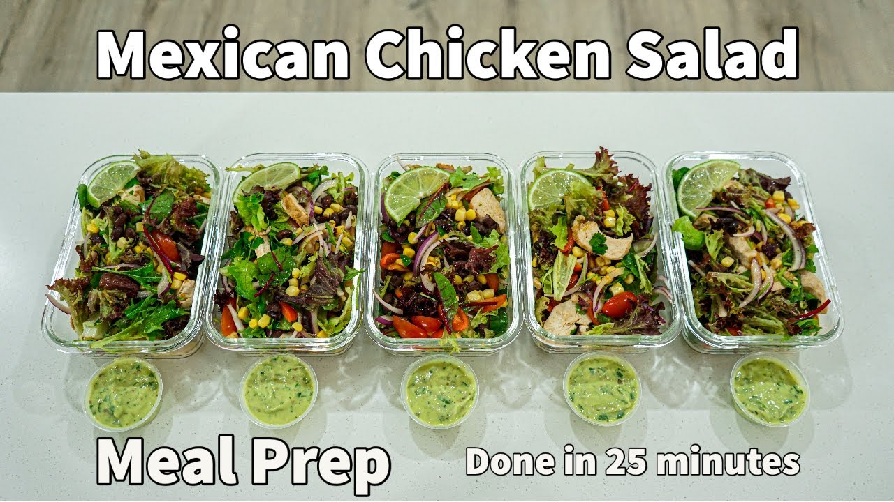 Meal Prep Southwest Chicken Burrito Bowls - Jar Of Lemons