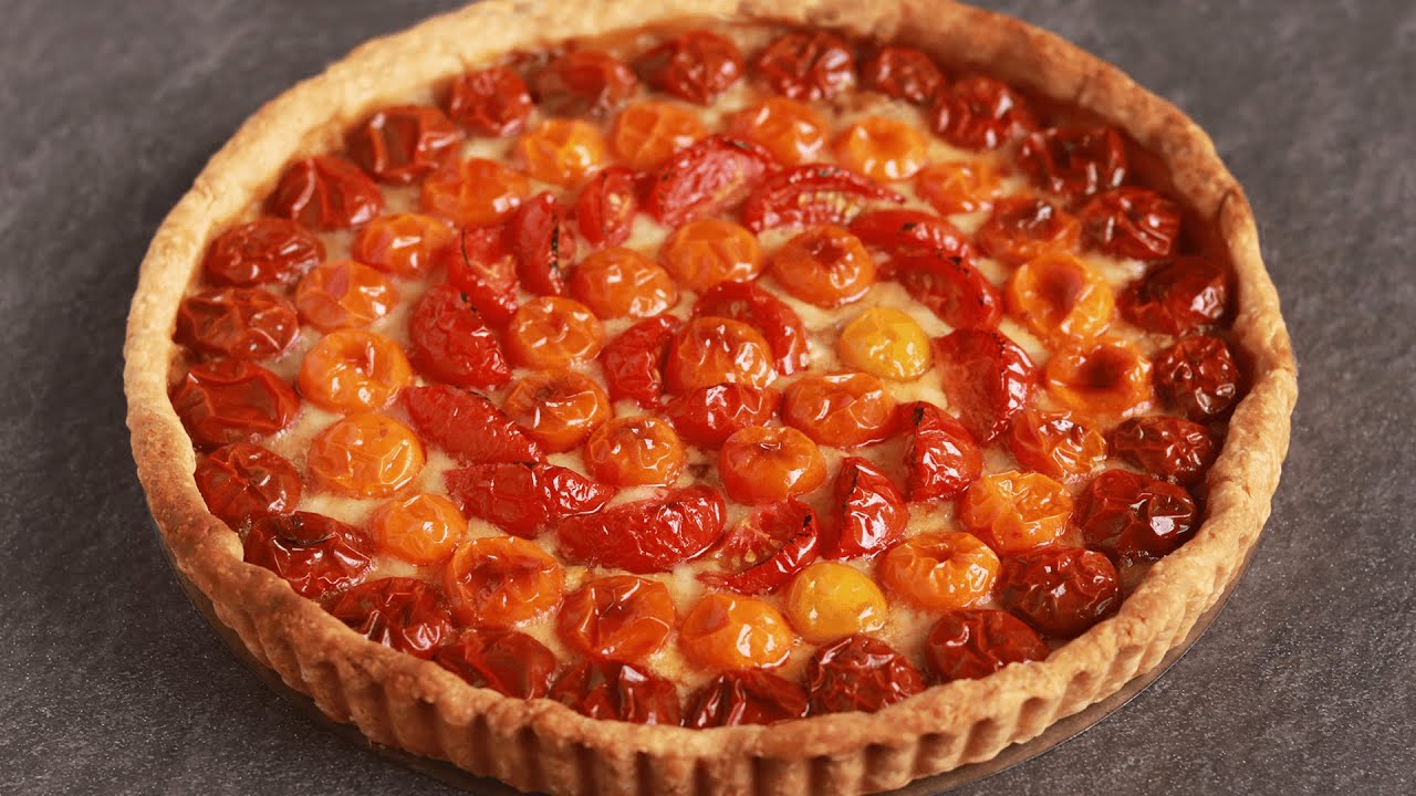 Caramelized Onion, Gruyere, Tomato Tart YouTube