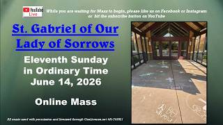 Sun., June 14th Online Mass