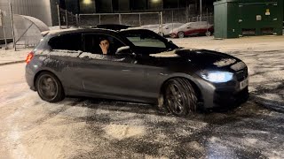 Driving my M140i in the snow! ❄️