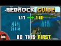 PREP Your CURRENT World for 1.18 Caves And Cliffs | Bedrock Guide S1 EP84 | Minecraft