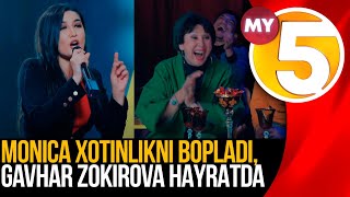 BLOGER MONICA XOTINLIKNI BOPLADI, GAVHAR ZOKIROVA HAYRATDA - (Comedy Show)