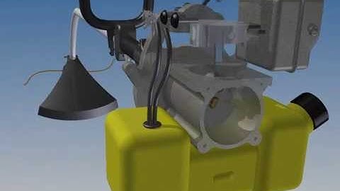 Weed Wacker Animation - Autodesk Inventor Studio