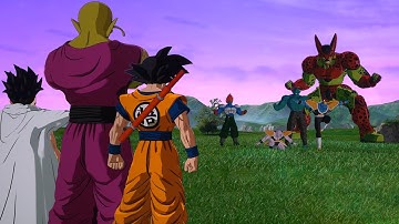 Piccolo, Gohan (Super Hero) & Goku (Super) vs Cell Max Team | Dragon Ball Sparking ZERO Gameplay