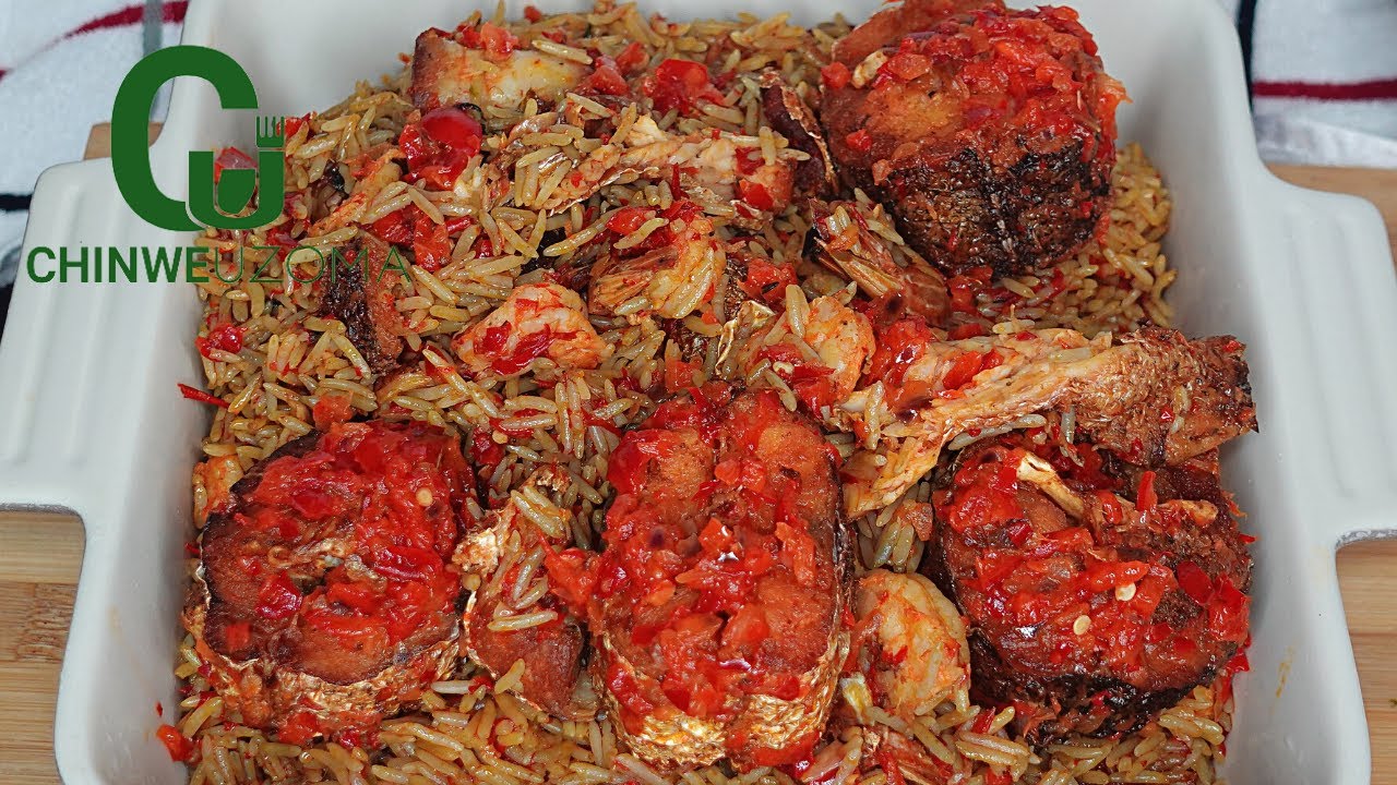 How To Make The BEST Fish Jollof Rice EVERYONE Will Love - Chinwe Uzoma Kitchen