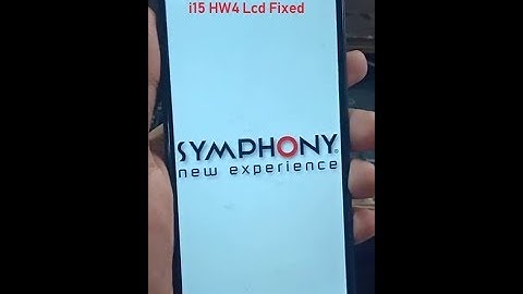 Symphony I15 HW4 Full Flashing Frp Remove Dead Recovery Hang Logo Fix Customer Care File