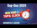 IELTS Speaking || Sep–Dec 2025 || Intro Questions Topic: Clock