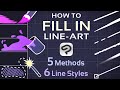Many different ways to Color in your Lines – Clip Studio Paint