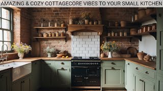 Transform Your Small Kitchen into a Cozy Cottagecore Paradise with These Easy Tips! 🍽️✨🕰️
