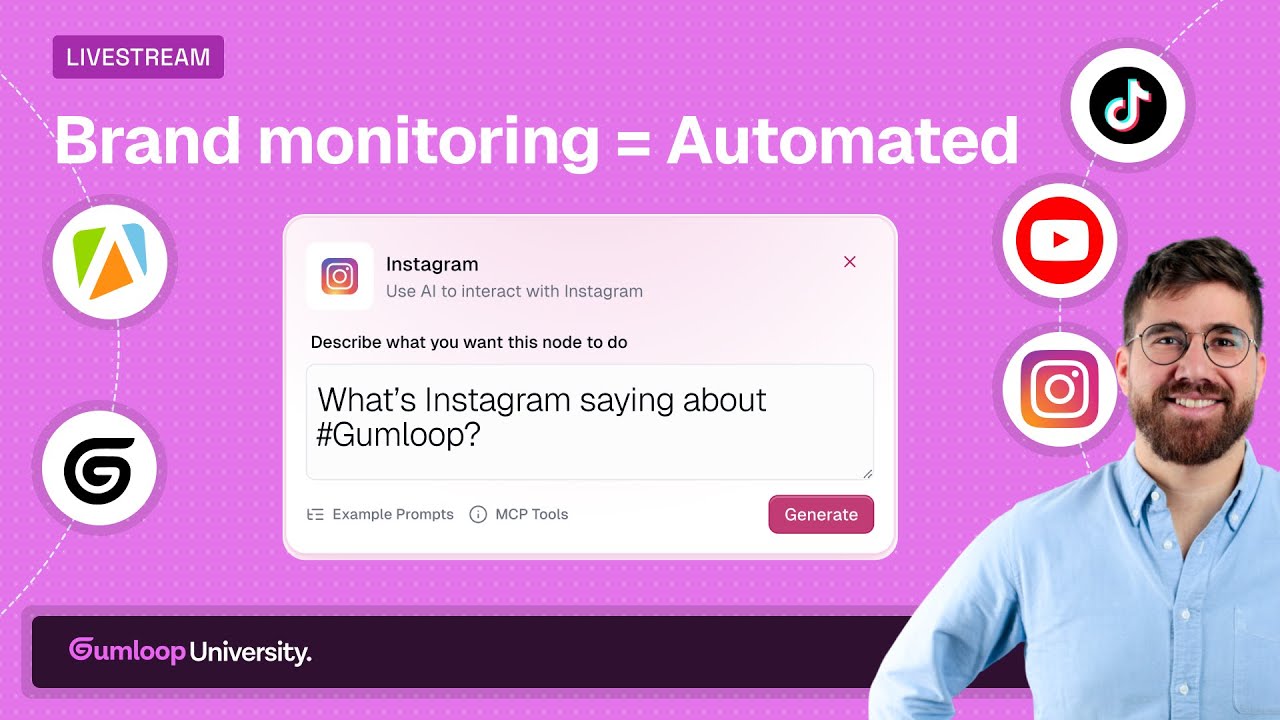 Automated Brand Monitoring Using Gumloop + Apify