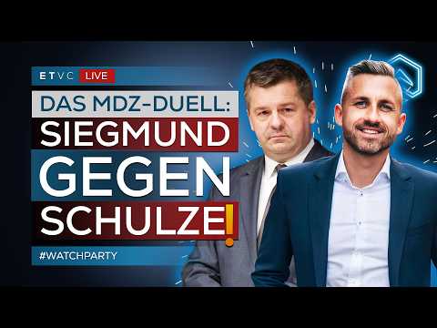 SIEGMUND vs. SCHULZE: WAHL-DUELL der MDZ! | #WATCHPARTY