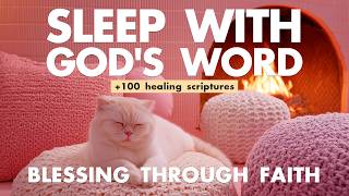 Healing scriptures with rain soothe. Relaxing scriptures for sleep. Deep sleep stays.