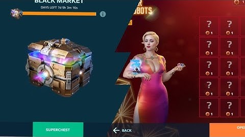 #warrobots Opening cells(event)+superchest(BM)