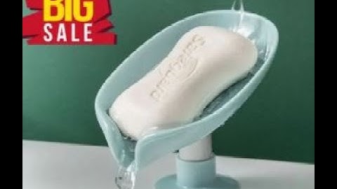 Newstyle Leaf Shape Soap Box Drain Soap Holder Box Bathroom Shower Soap Holder Dish Storage Plate