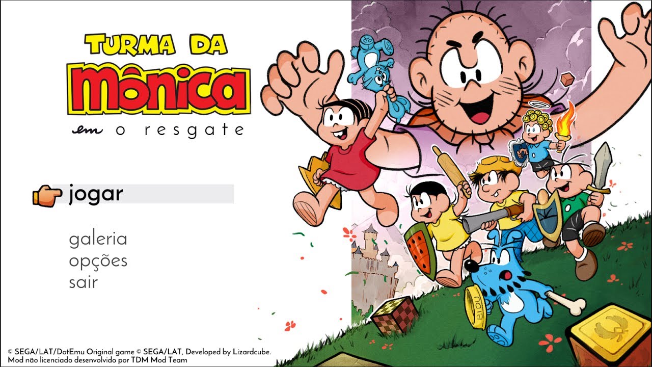 Turma da Mônica em: O Resgate Remaster (Mod Wonder Boy) - Long Play 100% itens - sem comentários