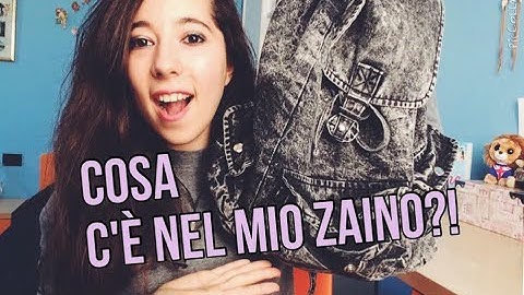 Cosa c'è nel mio zaino di scuola? Cosa portare/Essenziale