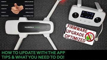 HUBSAN ZINO 2 - HOW TO UPDATE FIRMWARE WITH THE APP